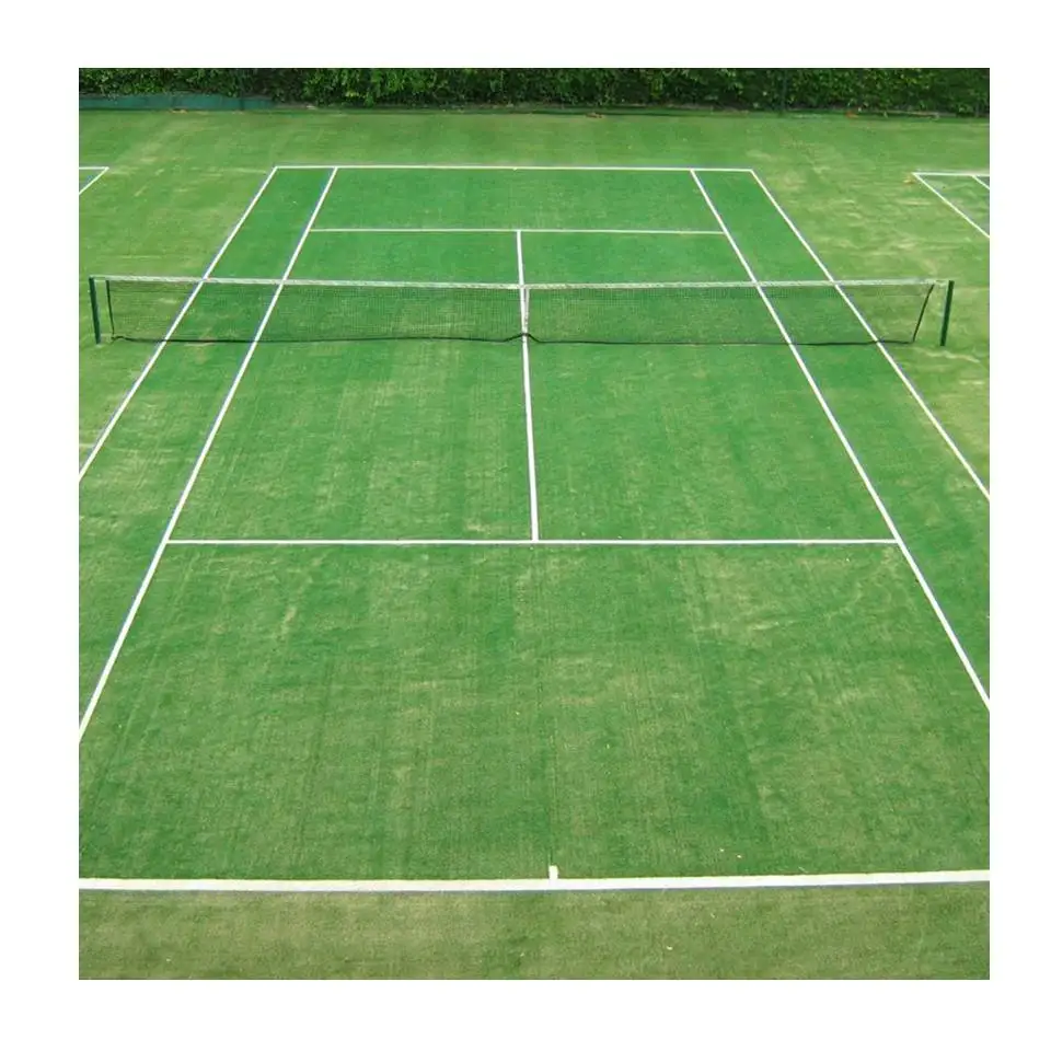 

good tennis sports court artificial grass turf used in for outdoor tennis court