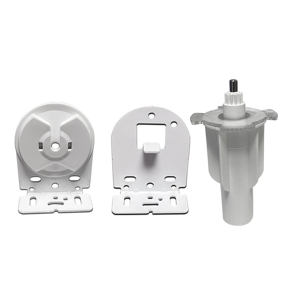 SZMYQ Tuya Smart Home White Plastic Tubular Bracket for 25mm Roller Motor Durable Brackets Curtain Clip Accessories