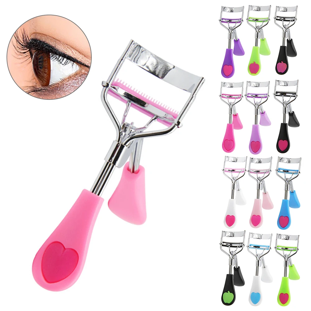

Durable Curl Stainless Steel Eyelash Cosmetic Makeup Eyelash Curler With Comb Curling Eyelashes Tools