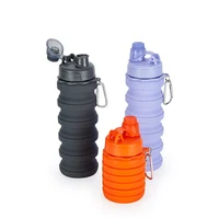 

Eco-Friendly economic Collapsible coffee cup Leak Proof customised Outdoor Silicone foldable Water Bottle