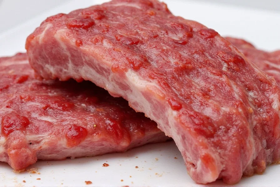 Baby back ribs with membrane removed
