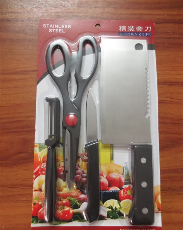 

OEM Custom Logo Brand Fruit Knife Cheap Price Stainless Steel Knife 4PCS