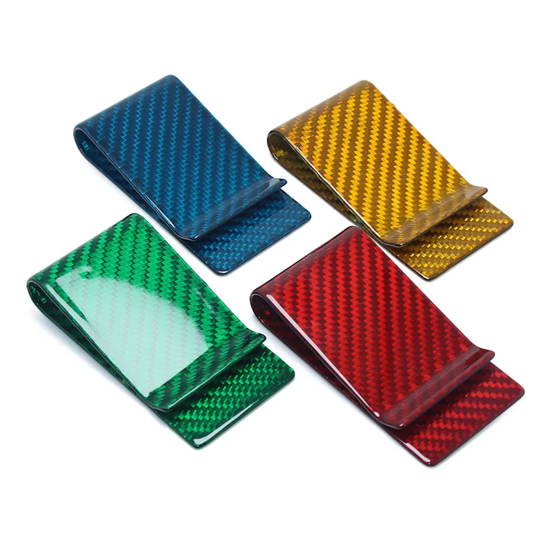 

Professional manufacture cheap money clips 100% real carbon fiber carbon fiber money clip