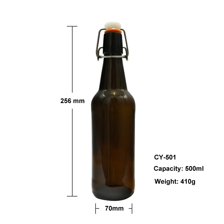 Download Ceramic Swing Top Beer Bottle 500ml Amber Glass Swing Top Beer Bottle View Beer Bottle 500ml Chuangyou Product Details From Zibo Creative International Trade Co Ltd On Alibaba Com PSD Mockup Templates