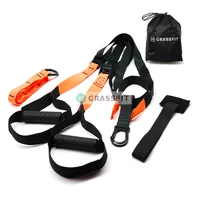 

Adjustable Core Power Exercise Grassfit Bodyweight Resistance Training Straps Suspension Trainer Kit