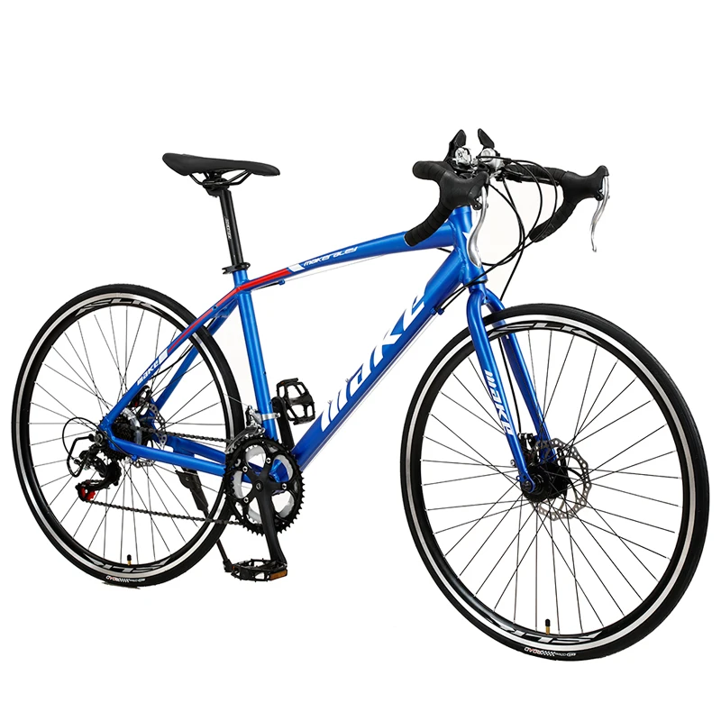 

700C 14 Speed Aluminum Alloy Road Bike, Red grey yellow blue black white