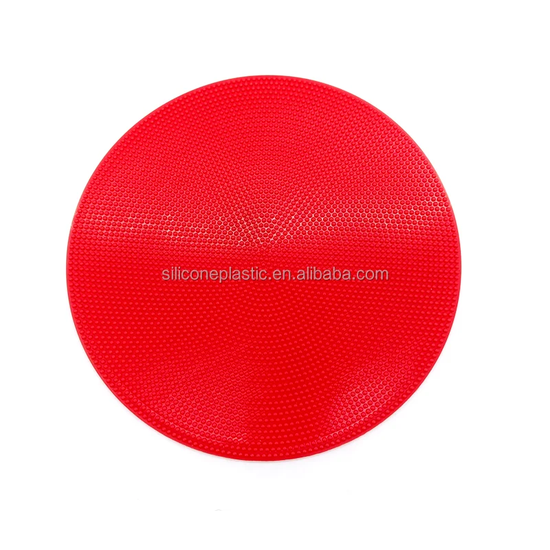 

High temperature resistance silicone coaster plate custom silicone cup coaster, Customized color