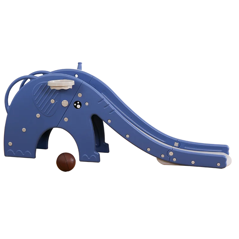 

Children Plastic Slide Toys Kids Slides Indoor Plastic For Baby Playground Equipment Set, Blue