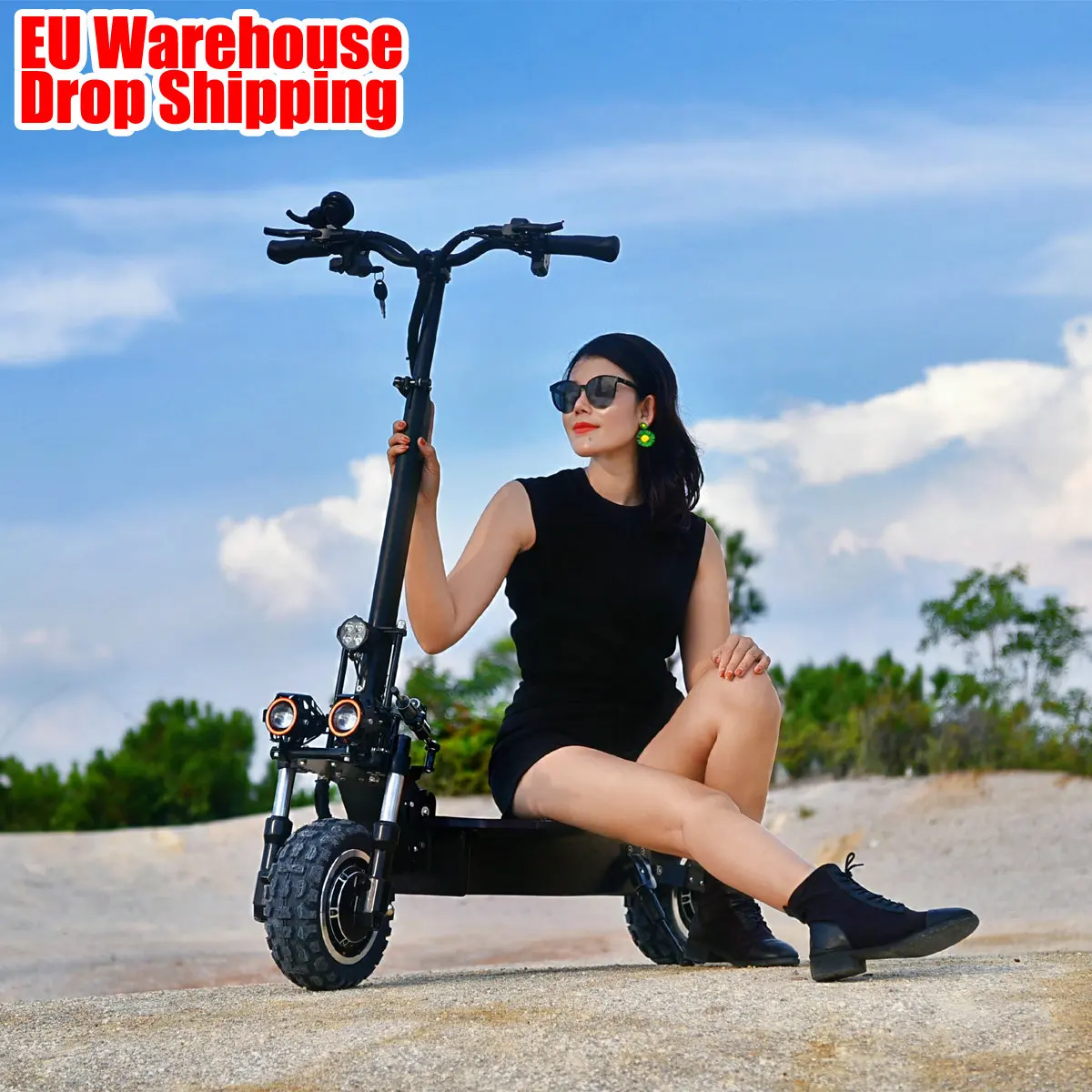 

Free shipping eu warehouse maike mk8 5000w scooter dual motor electric scooter off road dropship electric scooter