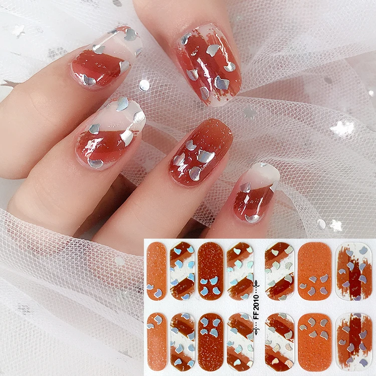 

Nail Polish Stickers Nail Wraps or Appliques Hologram and Dreamy colorful Nail Jel Strips Customize Design