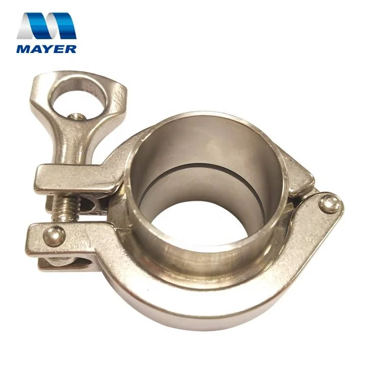 quick release clamp collar flanges sets stainless steel tri-clover 316L food grade