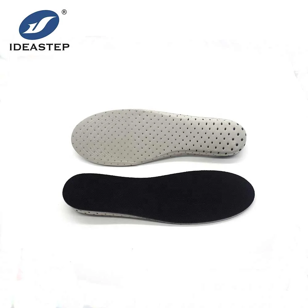 

Ideastep Durable Sponge-like EVA Cushioning Full Length Heel Lifts 2cm 3cm 4cm Invisible Height Increase Insoles For Shoes, Black and grey