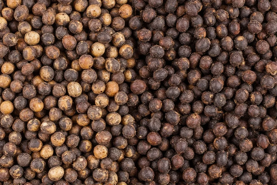 Close-up comparison of fresh vibrant black pepper versus faded old pepper in spice jars