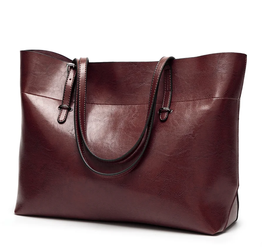 

Women PU Leather Large Personalized Tote Bag, Multi