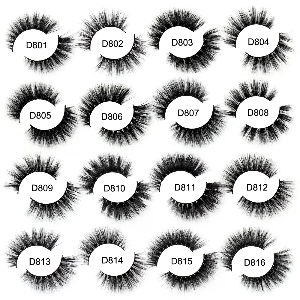 

Makeup Eyelashes  Thick HandMade Fluffy Lashes Cruelty Free Volume Wispy Soft Lash Reusable False Eyelash