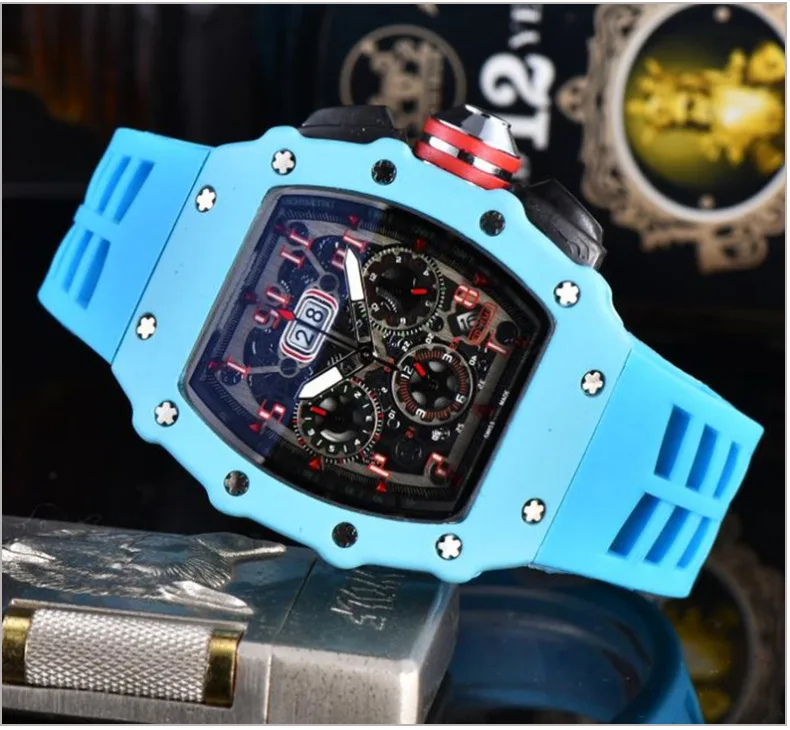 

Men's fashion watch Rubber strap watches for man