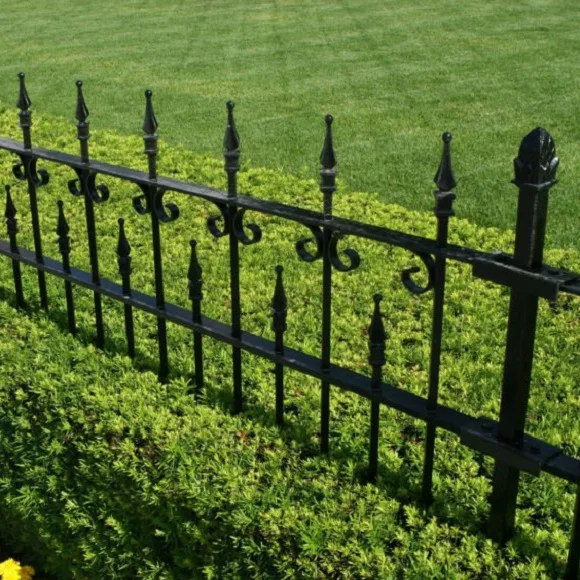 

Durable decorative iron fence, Customized color