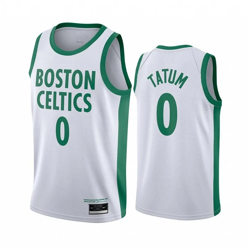 

2020-21 men's celtics tradition refinded 26 Nesmith 7 Brown 8 Walker 13 Thomson 0 tatum throwback top basketball jersey