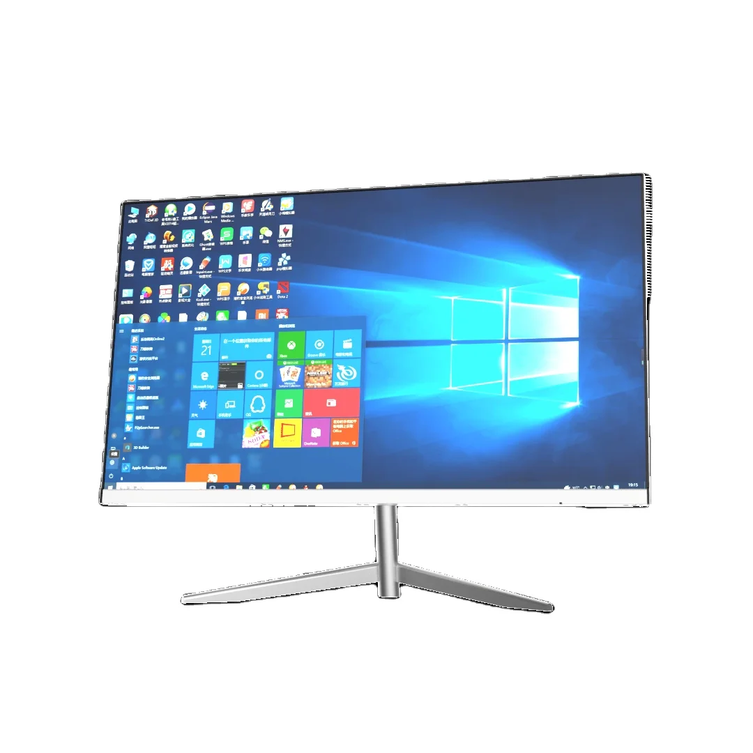 

2021 Hot sale high quality mini all in one panel pc touch screen industrial office business stand desktop monitor