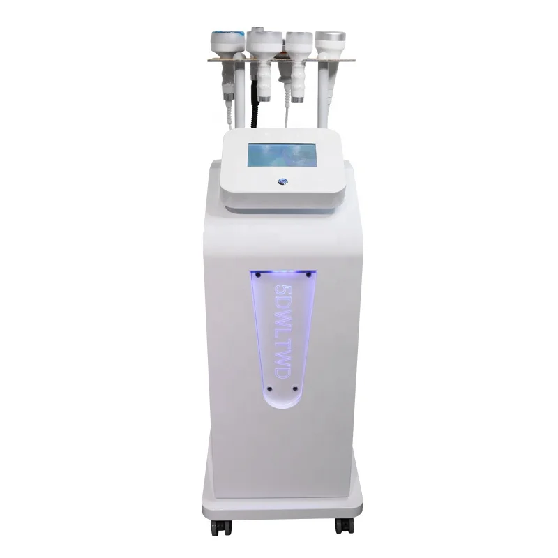 

Multifunctional 6 in 1 5D RF 80k Cavitation Slimming Machine Liposuction Body Slimming Shaping Machine Vacuum Cavitation System, White