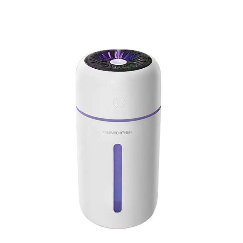7 Color Changing 300ml Ultrasonic Wireless Charging Car Desktop Humidifier Atomization Fragrance Mini Humidifier Change Color