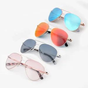 Classic Metal Aviation Sunglasses Case Unisex, UV400  Polarized Pilot Sunglasses