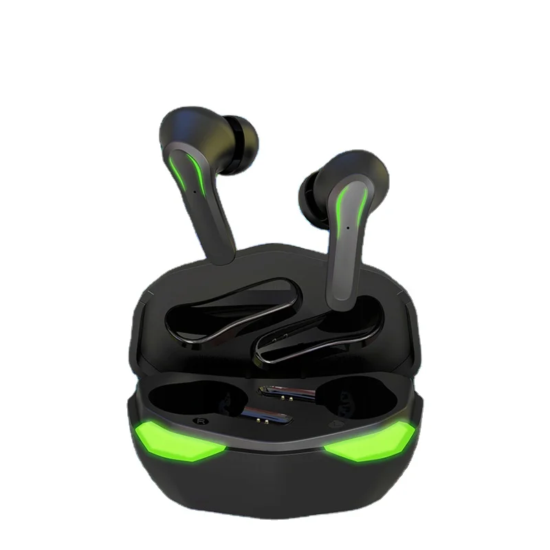 

D17 Earphone BT 5.0 Waterproof Headphone Games Earbuds With Charge Box Drop Shipping, Black white