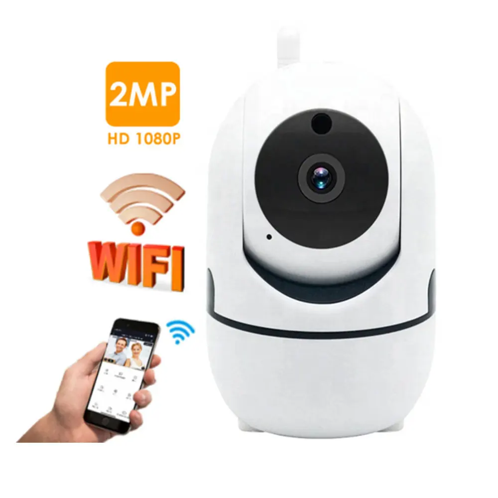

JXJ 1080/720P Smart CCTV Wireless IP Baby Monitor Two Way Audio Night Vision Auto Tracking Usb Surveillance Wifi Camera Mini