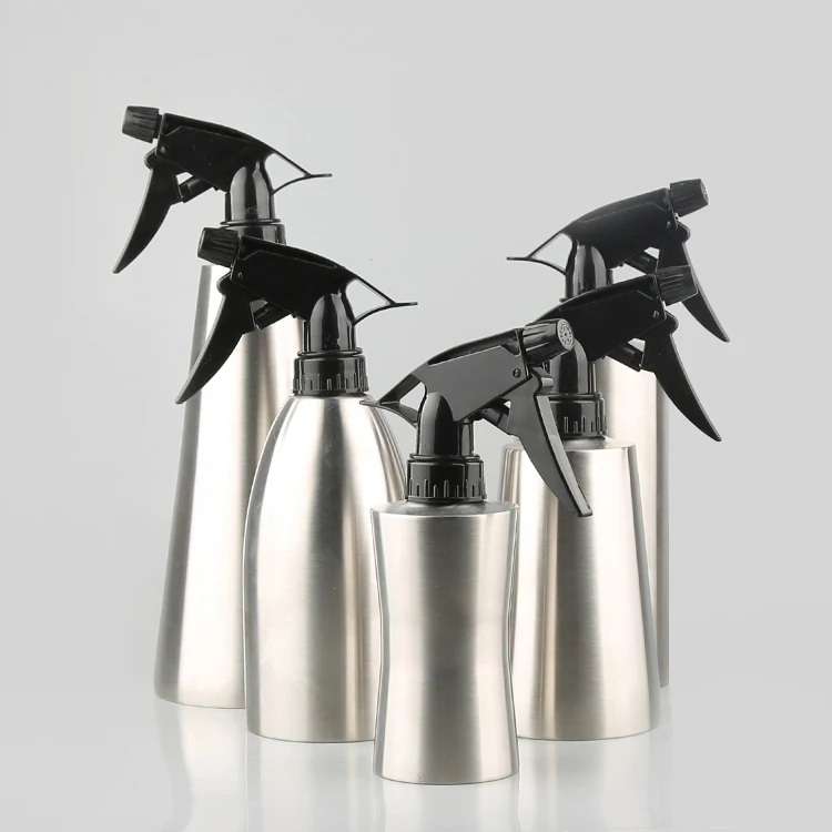 Different Shapes Stainless Steel Spray Bottle Different Sizes Metal