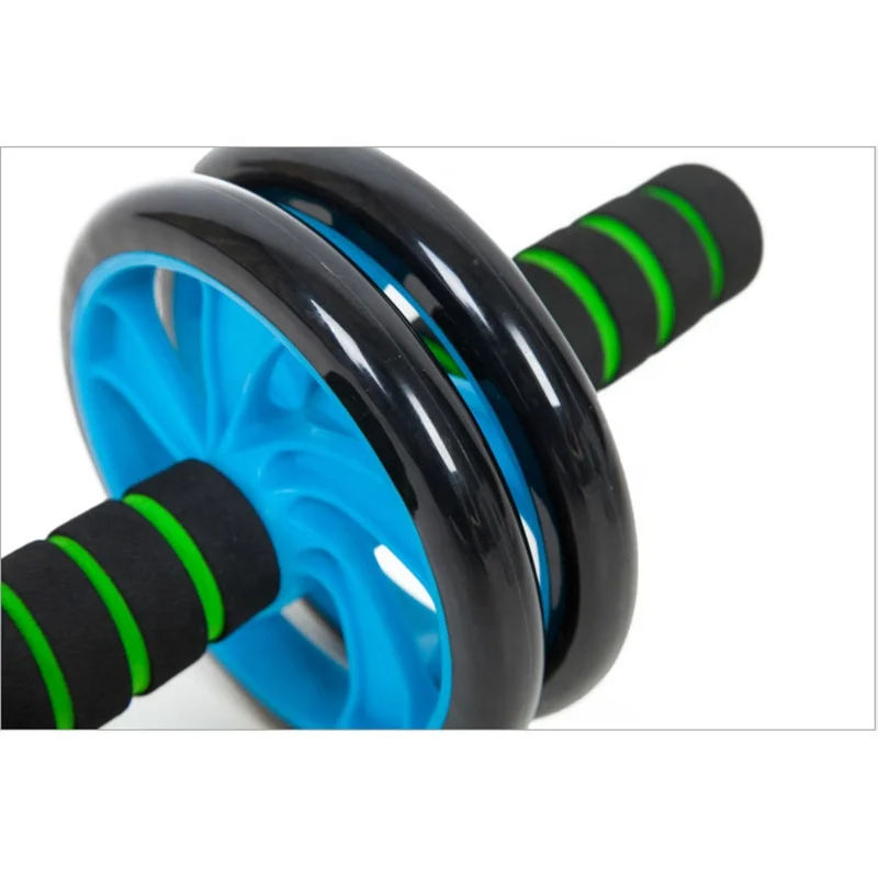 

Abs gym fitness equipment Post-workout waist&abdomen exercise sports roller YOGA WHEEL set, Green,blue