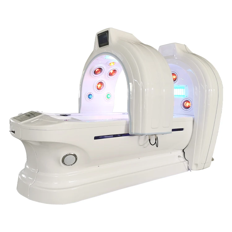 

2022 Top Sale Far Infrared Red Light with 4 Color Pressure Power Steam Room Infrared Dry Sauna Spa Capsule, White