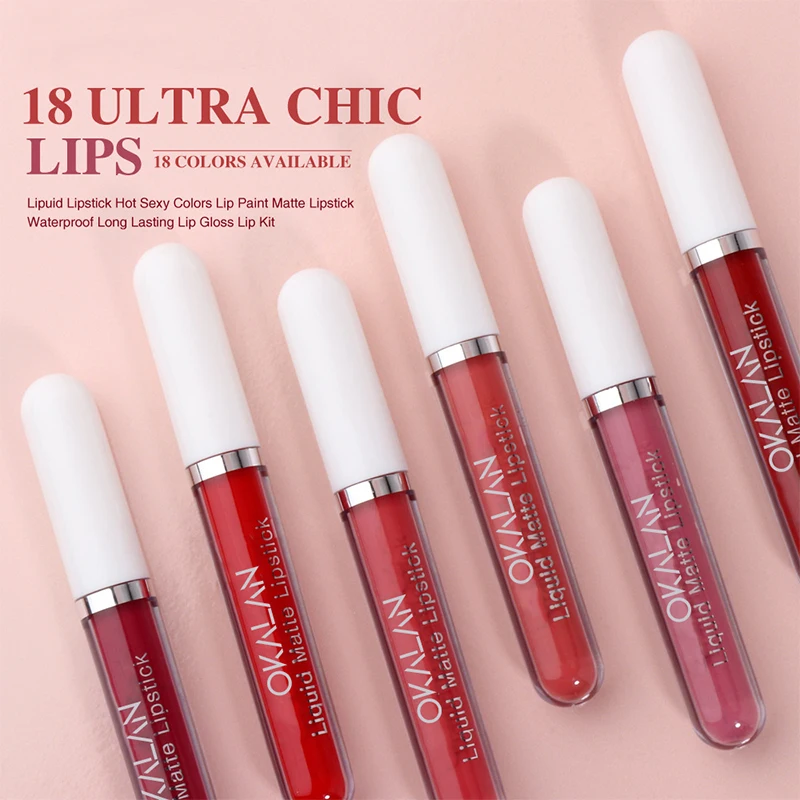 

15-Color Pearlescent Lipstick Set Waterproof Non-Stick Liquid Lip Gloss Long-Lasting lipgloss