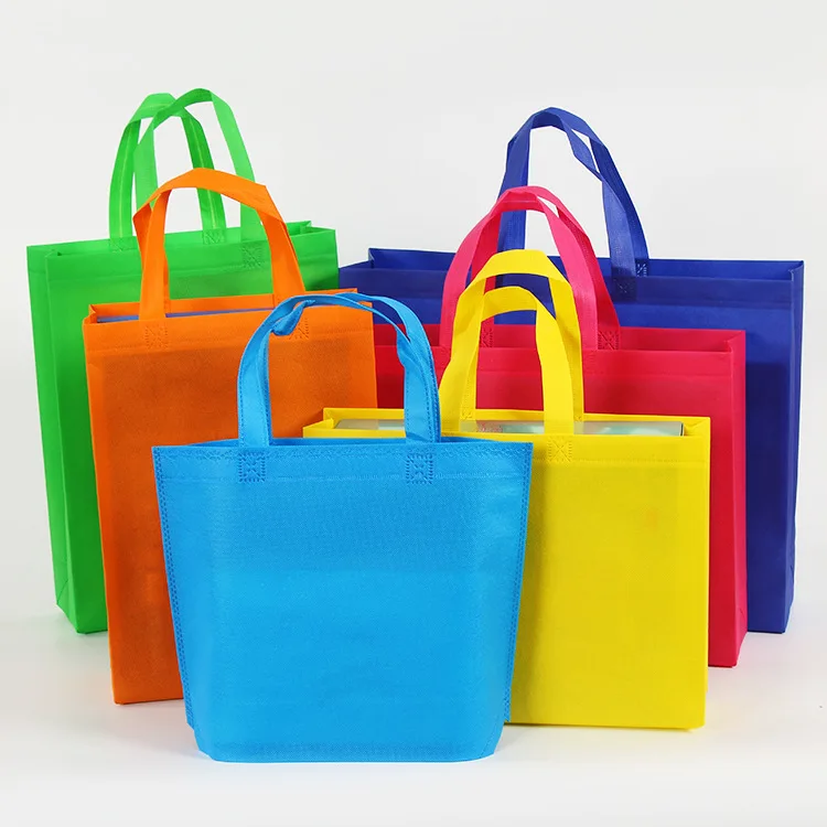 

Wholesale Cheap Price Custom Logo Printed Eco Friendly Fabric Carry Non Woven Bag plain tote silk-screen printing non woven bag, Customized