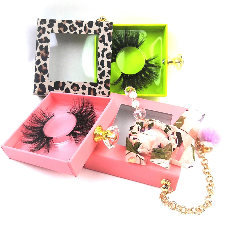 

Factory Wholesale Price 3D Mink Eyelashes Real Siberian Mink 25MM Lashes With Customize Own Brand Box