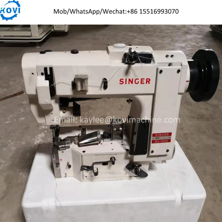 Singer Head Mattress Making Equipment Mattress Tape Edge Overlock Sewing Machine