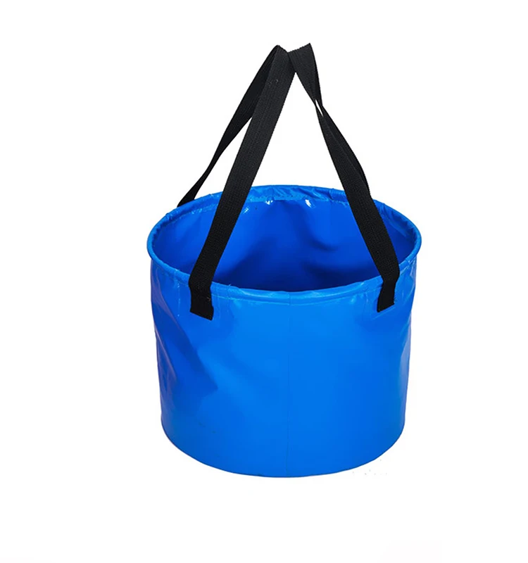 

Camping Fishing Portable PVC waterproof 16L folding bucket, Customized color