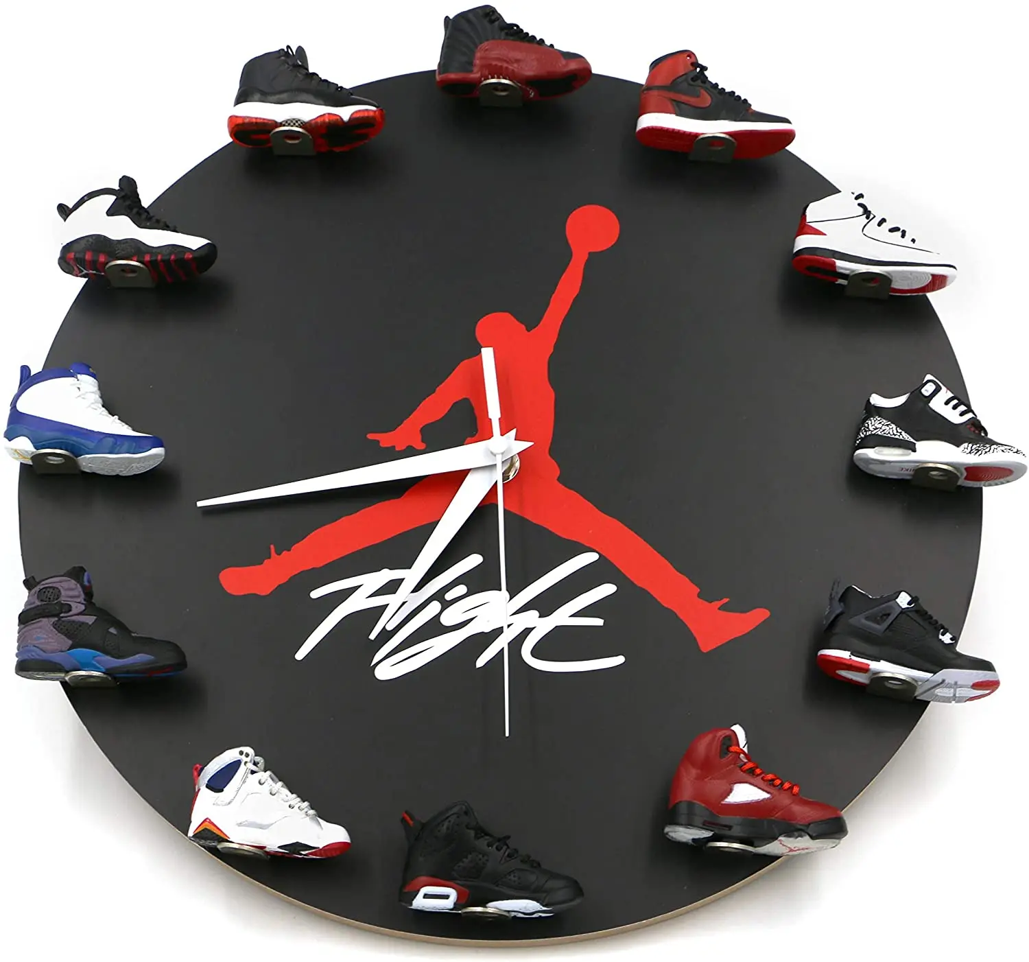 

Manufacturer Handmade Jordan Sneaker Clock Air Jordan 3d Sneaker Clock 3d Sneaker Clock Air Jordan 1 to 12 Dropshipping