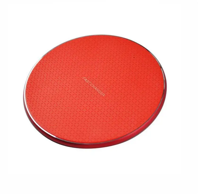 

2021 Hot Sale Fast Charger 10W K8 Qi Wireless Charger Portable Charger For iPhone For Android, Black blue red