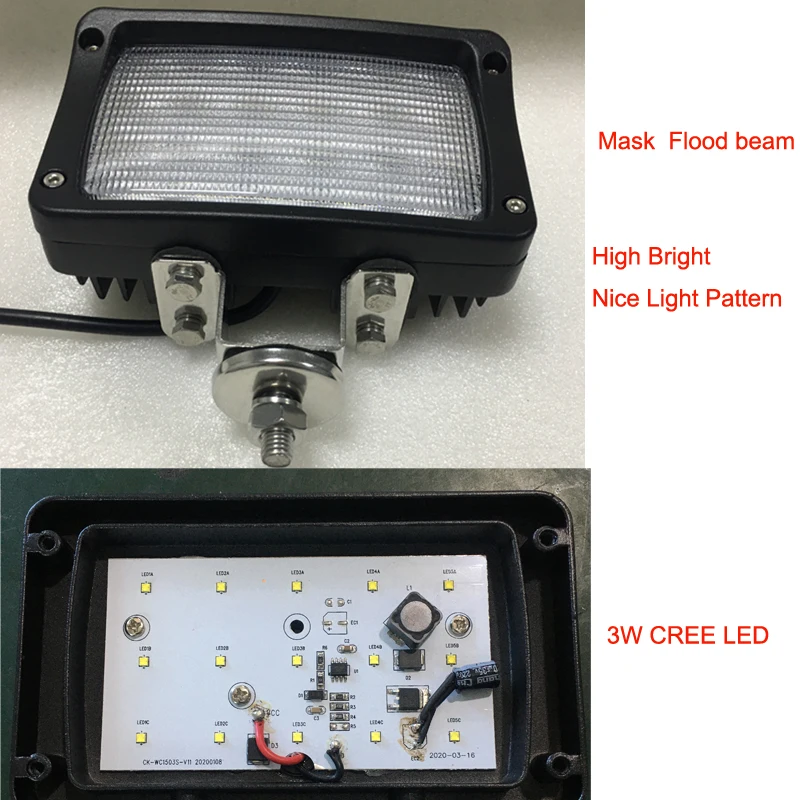 
12v 24v 6inch 45W Mask Flood Beam Rectangle Truck LED Work Light For Excavator Digger Shovel Digging Machine 12v 24v 6inch 45W Mask Flood Beam Rectangle Truck LED Work Light For Excavator Digger Shovel Digging Machine&nbsp;