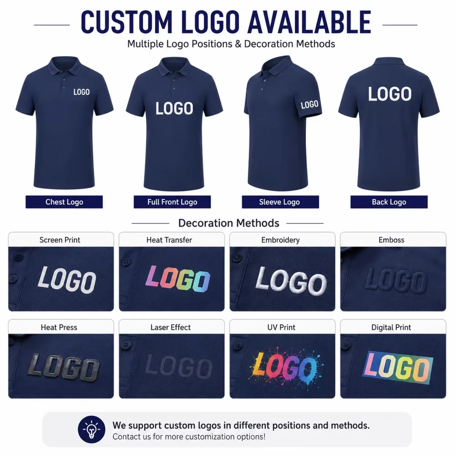LC-011 100% Cotton Crew Neck Shirt 180g Short Sleeve Top Plus Size Logo Print Bulk Stock Price Hues Choice New Style Item