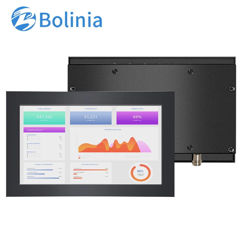

7 inch 800*480 IPS 1024*600 HD-MI VGA AV BNC Non touch screen Metal Case TFT Wall mounted OEM ODM industrial Factory LCD Monitor