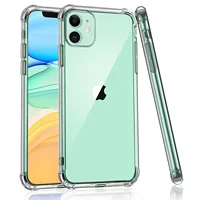 

For iPhone 11 Pro Max Case Clear Protective Heavy Duty Case with Soft TPU Flexible Transparent Shockproof Bumper Case Cover