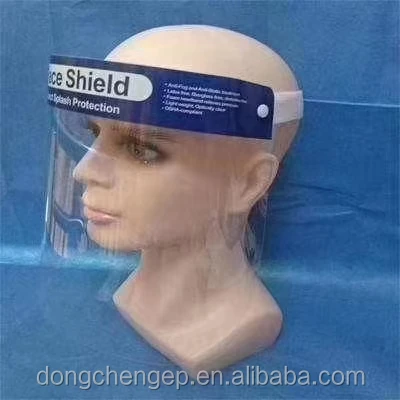 head-mounted face shield personal security equipment
