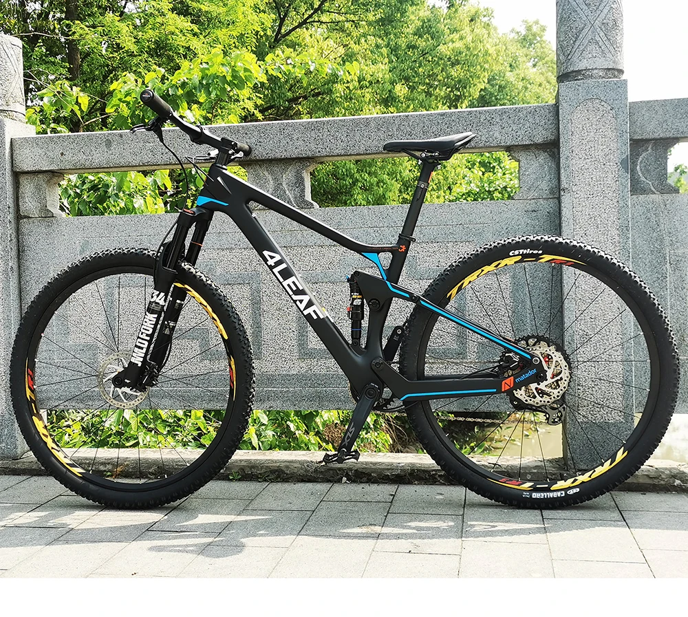 

bikecycle Carbon Full Suspension Frame MTB 27.5 29ER MTB Shimano SLX M7100 Hydraulic Disc Brake for MTB