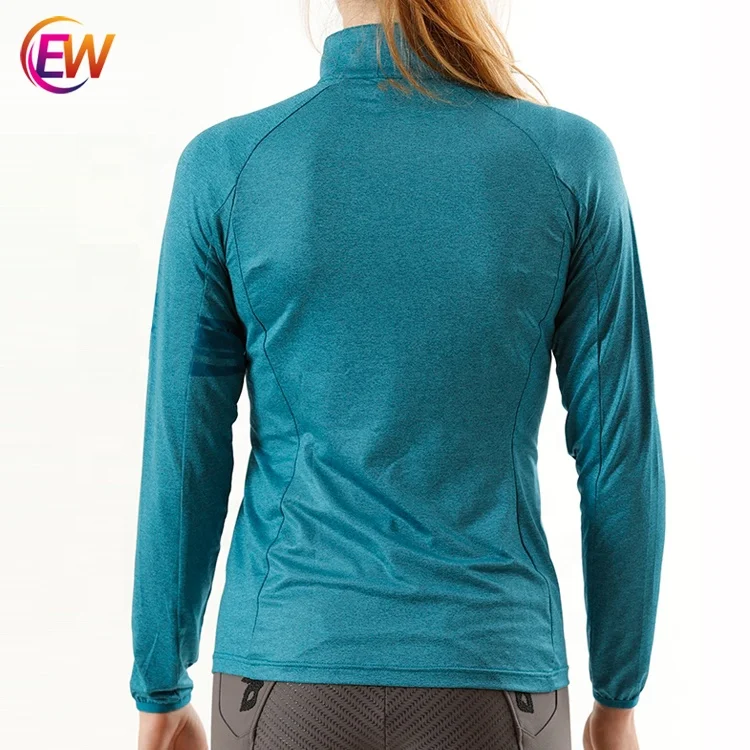 EW 2019 Custom Long Sleeves Quick Dry Fit Equestrian Shirts Horse Riding Shirts For Women