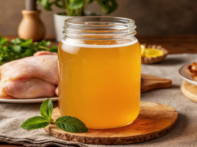 homemade chicken stock