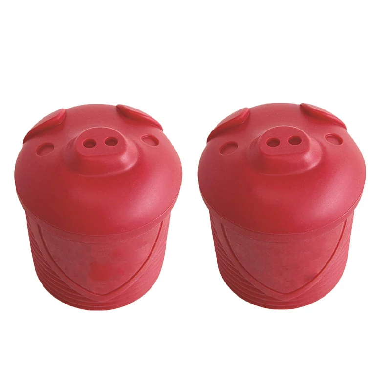 Pigshaped Amazon Bacon Grease Leacher Bin Storage Strainer Silicone