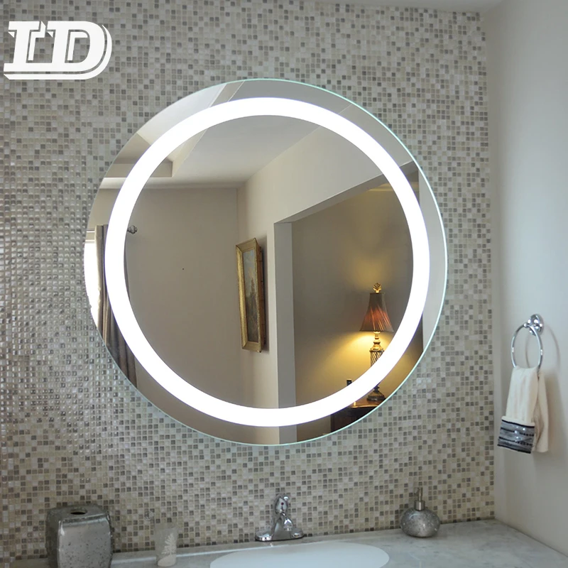 Hot Sale Ultra-clear Bluetooth Music Smart Anti-fog Led Light Bathroom Round Mirror