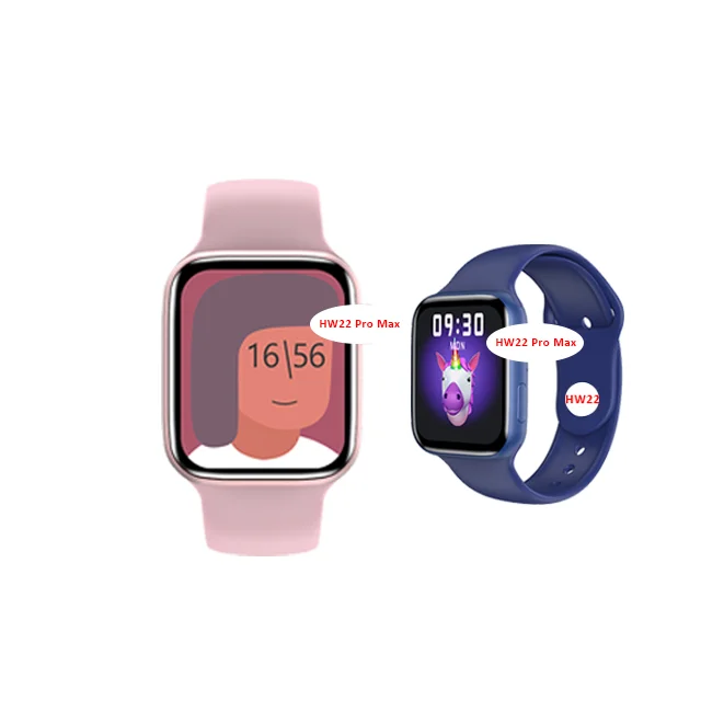 

Oem Odm hw22 pro max plus True heart rate Sleep monitoring business smart watch gps wifi relojes, 5 colors