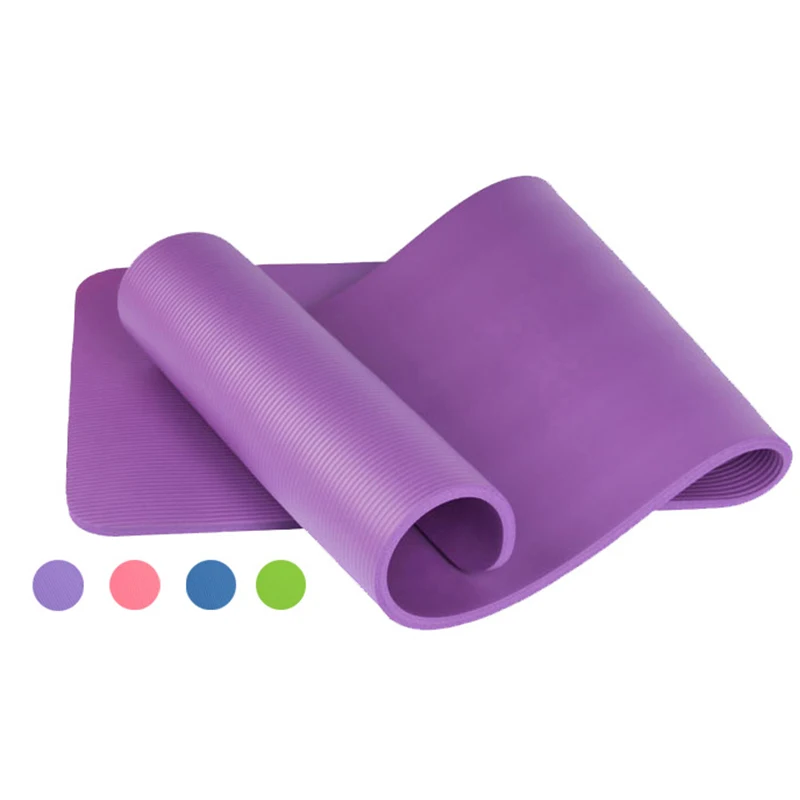 

Wholesale Custom Foldable High Density 10-15MM Thickness NBR Natural Eco Friendly Rubber Silicone non slip Kids dance Yoga Mat, As picture